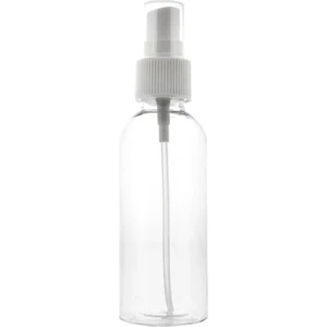100 Adet 50 ml Sprey Kapaklı Dezenfektan ve Kolonya Boş Şişesi