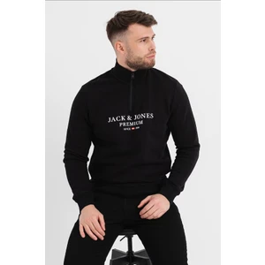 Jack & Jones Erekek Yarım Fermuar Sweatshirt - 12218291
