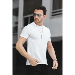 Caster Ottoman Kumaş Basic Slim Fit Likralı Erkek Tshirt