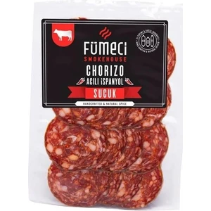Fümeci Smokehouse %100 Dana Fermente Ispanyol Sucuk Acılı Chorizo 250 G ℮
