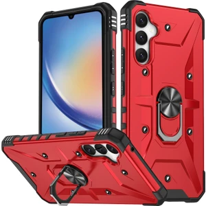 Samsung Galaxy A34 5g Şok Geçirmez Tpu+Pc Telefon Kılıf Yüzüğü Kickstand Anti-Cratch Arka Kapak (Yurt Dışından)