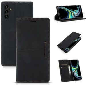 Samsung Galaxy A34 5g Toz Geçirmez Manyetik Otomatik Ahmsorbed Telefon Kılıf Stand Cüzdan Pu Deri Kaplamalı Tpu Kapağı (Yurt Dışından)