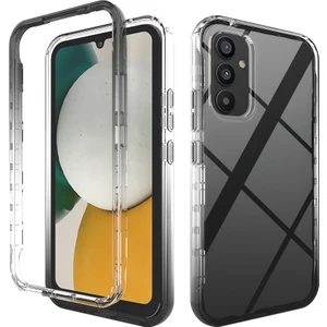 Samsung Galaxy A34 5g Şok Geçirmez Tpu Pc Vaka Gradyan Renk Anti-Çizelge Anti-Scratch Net Telefon Kapağı (Yurt Dışından)