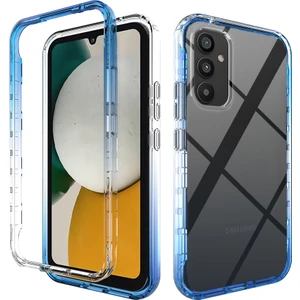 Samsung Galaxy A34 5g Şok Geçirmez Tpu Pc Vaka Gradyan Renk Anti-Çizelge Anti-Scratch Net Telefon Kapağı (Yurt Dışından)