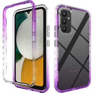 Samsung Galaxy A34 5g Şok Geçirmez Tpu Pc Vaka Gradyan Renk Anti-Çizelge Anti-Scratch Net Telefon Kapağı (Yurt Dışından)