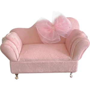 1/12 Dollhouse Sofa Minyatür Mobilya 6 "dol Figürleri Aksesuarları Tek Kanepe (Yurt Dışından)
