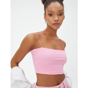 Fitilli Crop Atlet Ince Askılı Basic