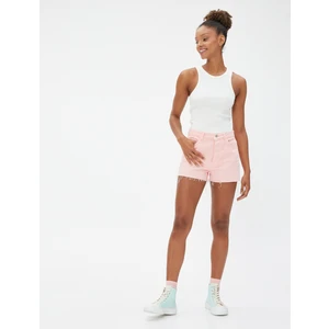 Halter Yaka Fitilli Atlet Basic Biye Detaylı Pamuklu