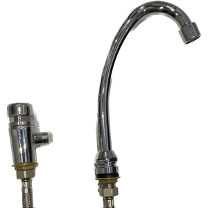 Bas Çek Zaman Ayarlı Diz Kumandalı Eviye Musluk Takımı