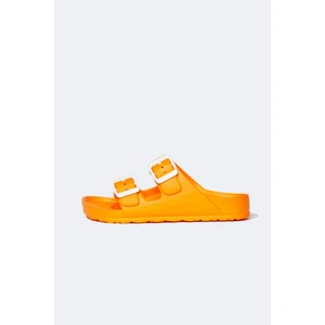 Çocuk Eva Çift Bantlı Tokalı Terlik