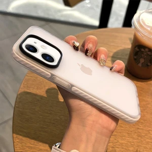 Apple iPhone 11 Kılıf Zebana Airbag Fundas Silikon Kılıf Beyaz