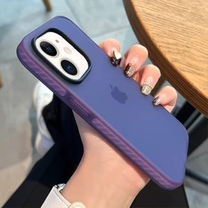 Apple iPhone 11 Kılıf Zebana Airbag Fundas Silikon Kılıf Derin Mor
