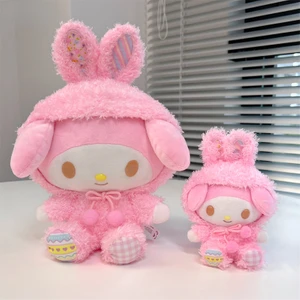 2 Adet Sevimli Tarçınlı Köpek Kuromi Melody Pc Köpek Paskalya Tavşan Peluş Bebek Kolye (Yurt Dışından)