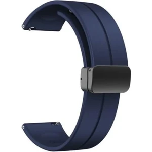 Huawei Watch Buds Kordon Kayış D-Buckle Mıknatıslı Silikon 22/DBL2W