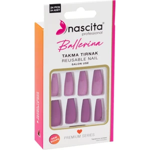 24'lü Renkli Takma Tırnak Ballerina - 157