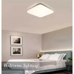 Beyaz Ledli 24 Watt Sıva Üstü LED Panel Tavan Armatürü Spot LED Lamba 30X30 Kare