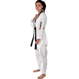 Fitilli Siyah Yaka Taekwondo Elbisesi