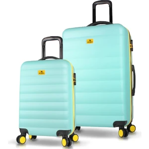 My Valice Colors Abs 2'li Valiz Seti (Kabin ve Büyük) Mint Yeşili