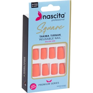 24LÜ Renkli Takma Tırnak Square - 159