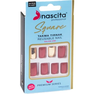 24LÜ Renkli Takma Tırnak Square - 160