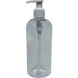 100 Adet 400 Ml Sıvı Sabunluk Beyaz Pompalı Boş Şişe