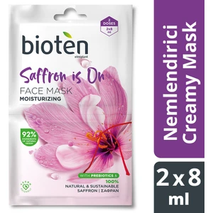 Saffron Is On Yoğun Nemlendirici Yüz Maskesi 2X8ML