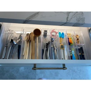Color House 8'li Set Kaşıklık Çekmece Içi Düzenleyici  Modüler Mutfak  Makyaj Takı Banyo Hobi Buzdolabı Ilaç Organizer
