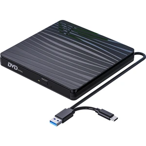 DVD Rw USB 3.0 Type-C Slim Harici CD DVD Yazıcı Okuyucu MacBook iMac WINDOWS11