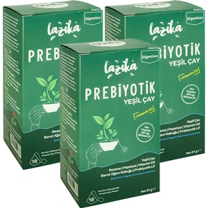 Prebiyotik Piramit Poşet Yeşil Çay 3 x 18 Poşet