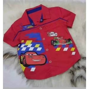 Kırmızı Cars Gömlek
