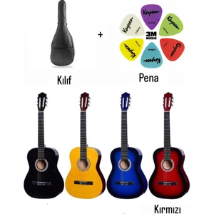 3M Music Klasik Gitar 3/4 ve 4/4 Boy Klasik Gitar Seti Junior Boy ve Tam Boy Gitar
