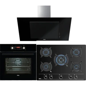– Chef 10 Siyah Ankastre Set – (Hak 629 Bk Fırın +Gbc 75030 Kbc Bk Ocak + Dvt 98660 Bk Davlumbaz)