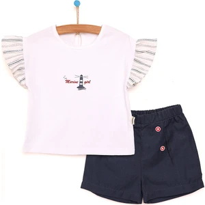 Marine Girl Tshirt-Şort Kız Bebek