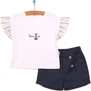 Marine Girl Tshirt-Şort Kız Bebek