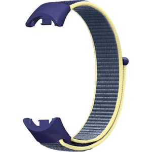 Xiaomi Mi Band 8 Kordon Cırtcırt Kumaş Kordon Velcro Lacivert