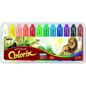Colorix Üçü Birarada Boya Plastik Kutu 12’Li Crx5Pc12