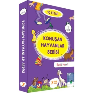 Yuva Yayınları Konuşan Hayvanlar Serisi 1. Sınıf Renkli Heceli 10 Kitap