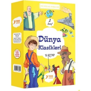 Yuva Yayınları Dünya Klasikleri 3. Sınıf 10 Kitap