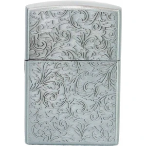 Als Çiçek Desenli Gazlı Metal Çakmak,  Zippo Tasarımı Çakmak