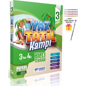 Yanıt Yayınları  3. Sınıf Yaz Tatil Kamp Kitabı