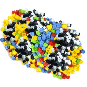 Tiktak Bloklar 300 Parça 6 Renk Eğitici ve Çıt Çıt Oyuncak Eğitici Tik Tak Bloklar LEGO Tiktak