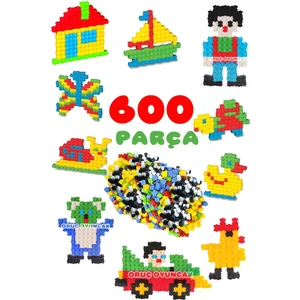 Tiktak Bloklar 600 Parça Eğitici ve Çıt Çıt Oyuncak Eğitici Tik Tak Bloklar LEGO Tiktak