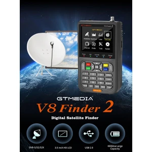 Ucuzcu Market Uydu Yön Bulucu Gtmedia V8 Finder 2 (Canlı Görüntü Izleme+Şarjlı+Taşıma Çantalı)