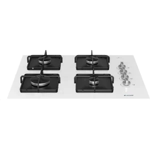 Ocd K 651 Eb Gazlı Cam Tablalı Ocak Beyaz
