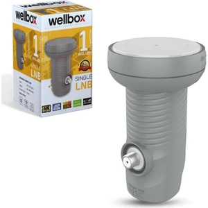 Lnb Tekli (Sıngle) 0.1db 3D 4K Wellbox WXL-201