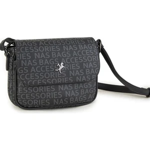 Nas BAG-1289 Yazılı Kadın Omuz Çantası Kol Çantası