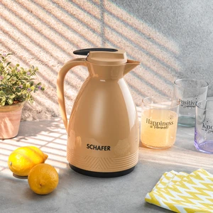 Kitchenhouse Cam Termos Sarı 1 lt