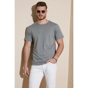 Pamuklu Slim Fit Bisiklet Yaka T Shirt Erkek T Shirt 59020001