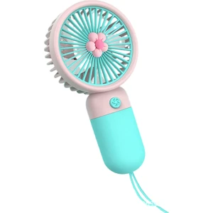 USB Mini El Fanı - Mavi (Yurt Dışından)