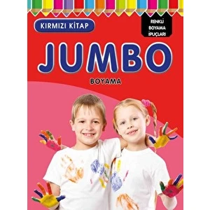 Parıltı Yayınları Jumbo Boyama - Kırmızı Kitap
